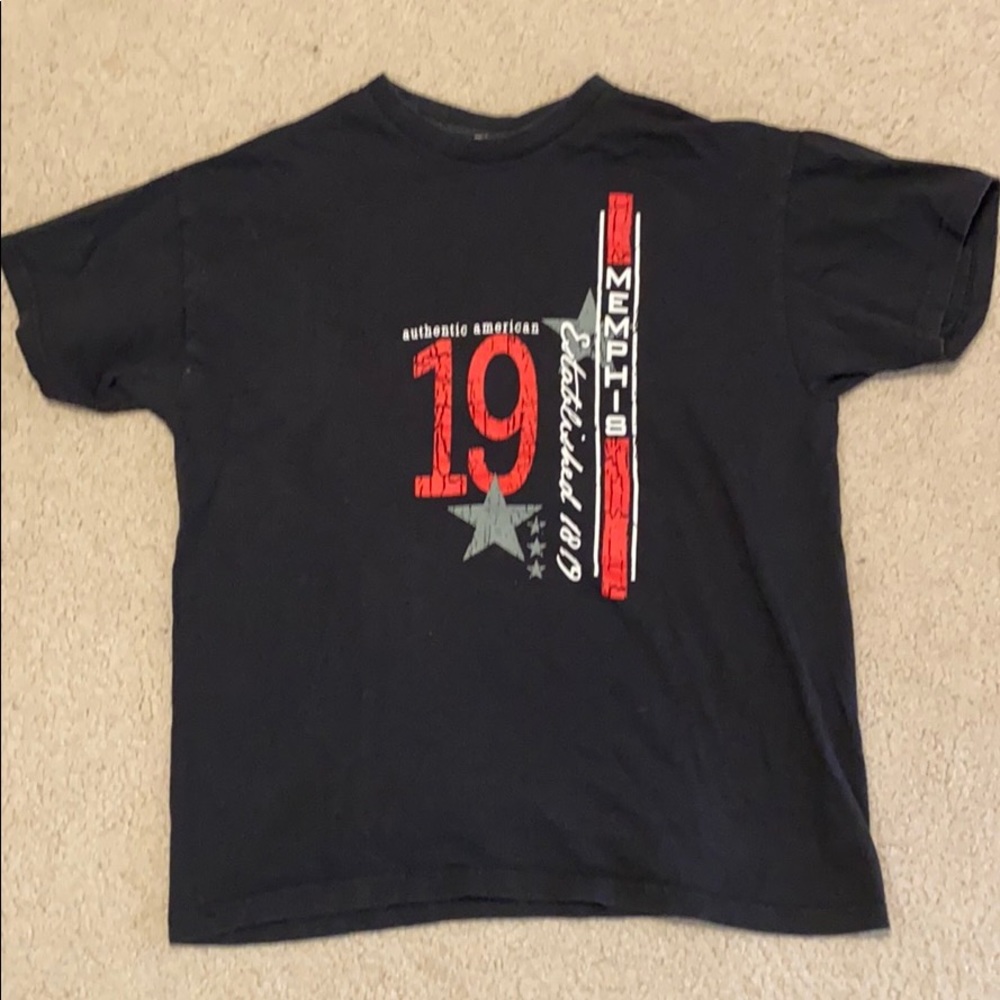 Black Memphis Shirt kids XL